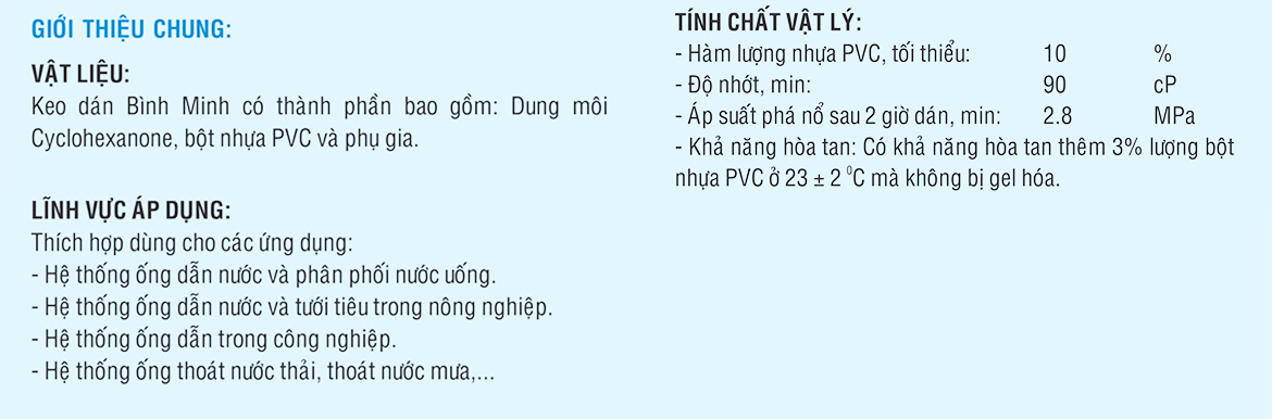 Kỹ thuật chung keo dán ống PVC cứng