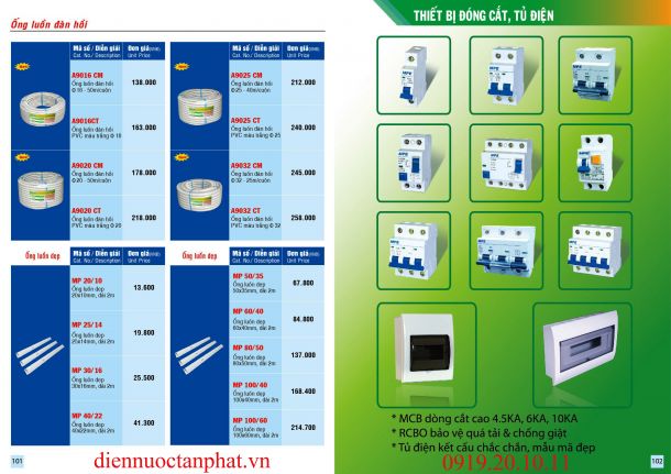 Catalogue & Bảng giá Trang 101-102