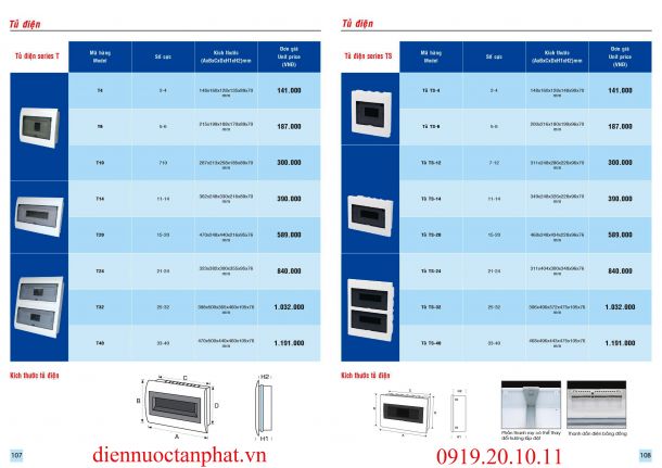 Catalogue & Bảng giá Trang 107-108