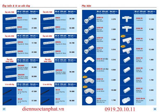 Catalogue & Bảng giá Trang 97-98