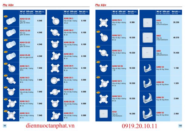 Catalogue & Bảng giá Trang 99-100