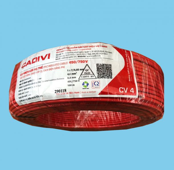 DÂY ĐƠN MỀM CV 4.0mm2