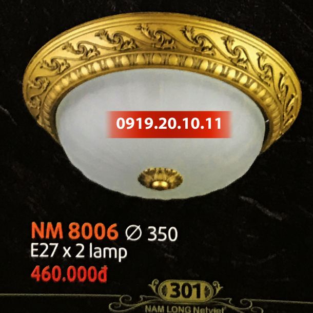 ĐÈN ỐP TRẦN NM 8006