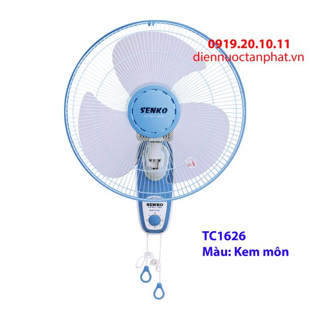 Quạt treo tường Senko 2 dây TC1626